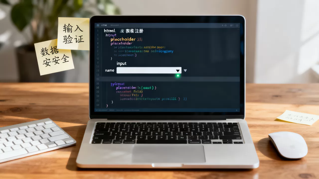 html表单注册代码如何实现输入？，有哪些注意事项？