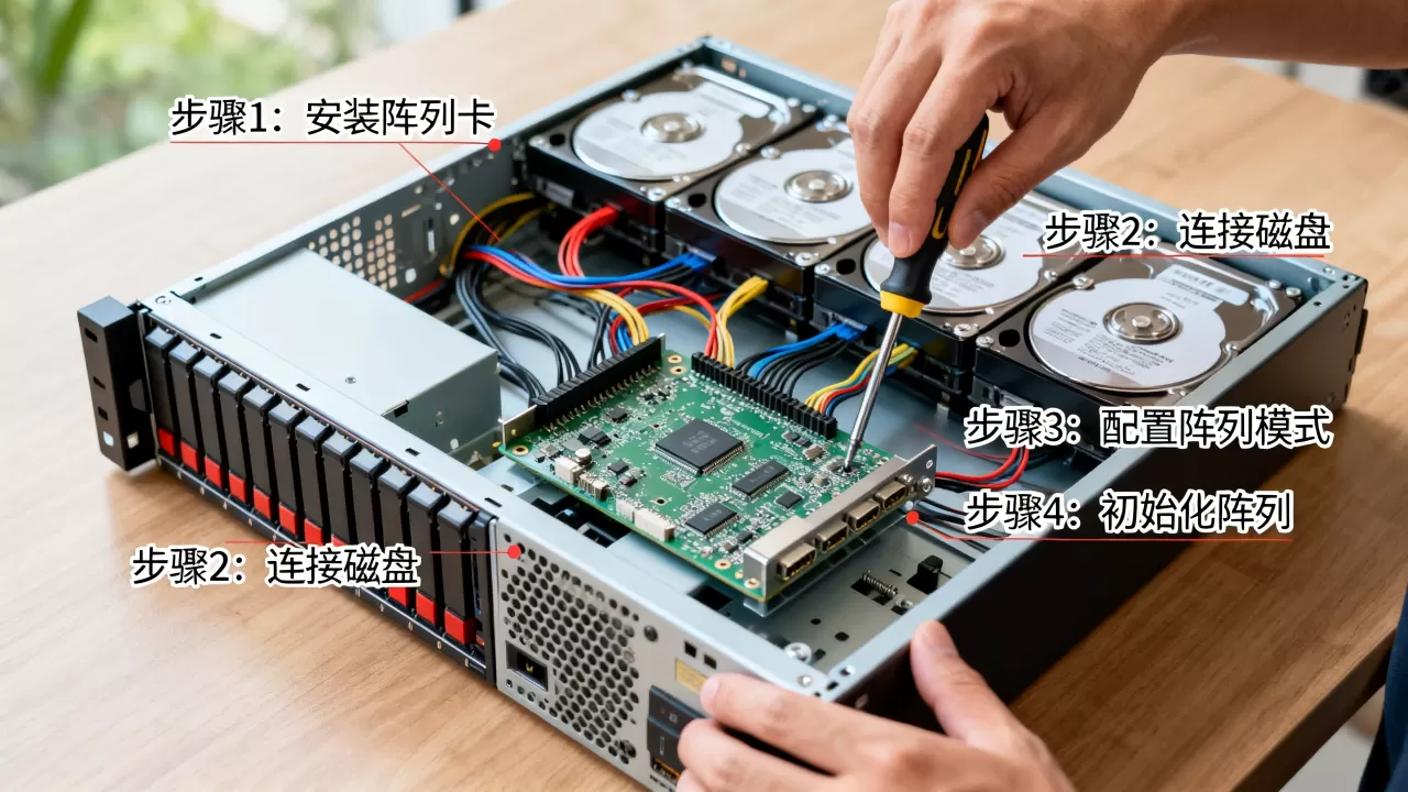 服务器如何配置磁盘阵列，磁盘阵列配置步骤有哪些