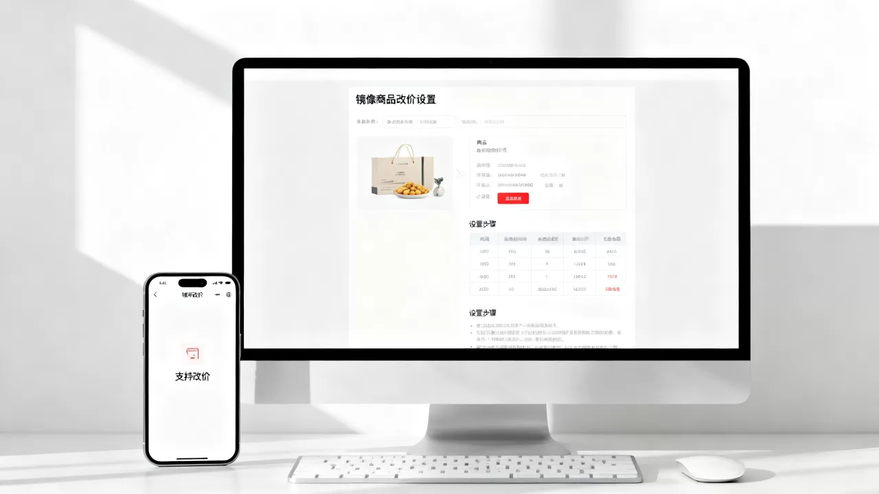 镜像商品支持改价吗，怎么设置镜像商品改价？