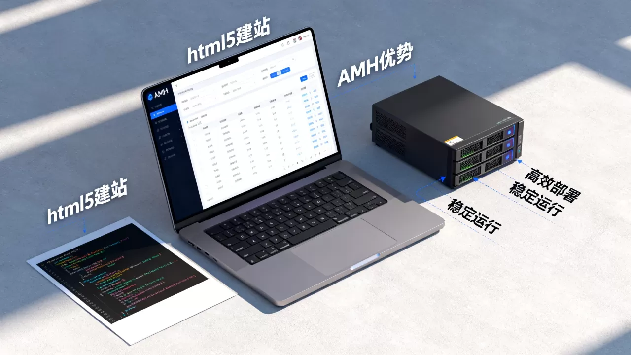 html5建站为什么要用AMH？，有什么优势？