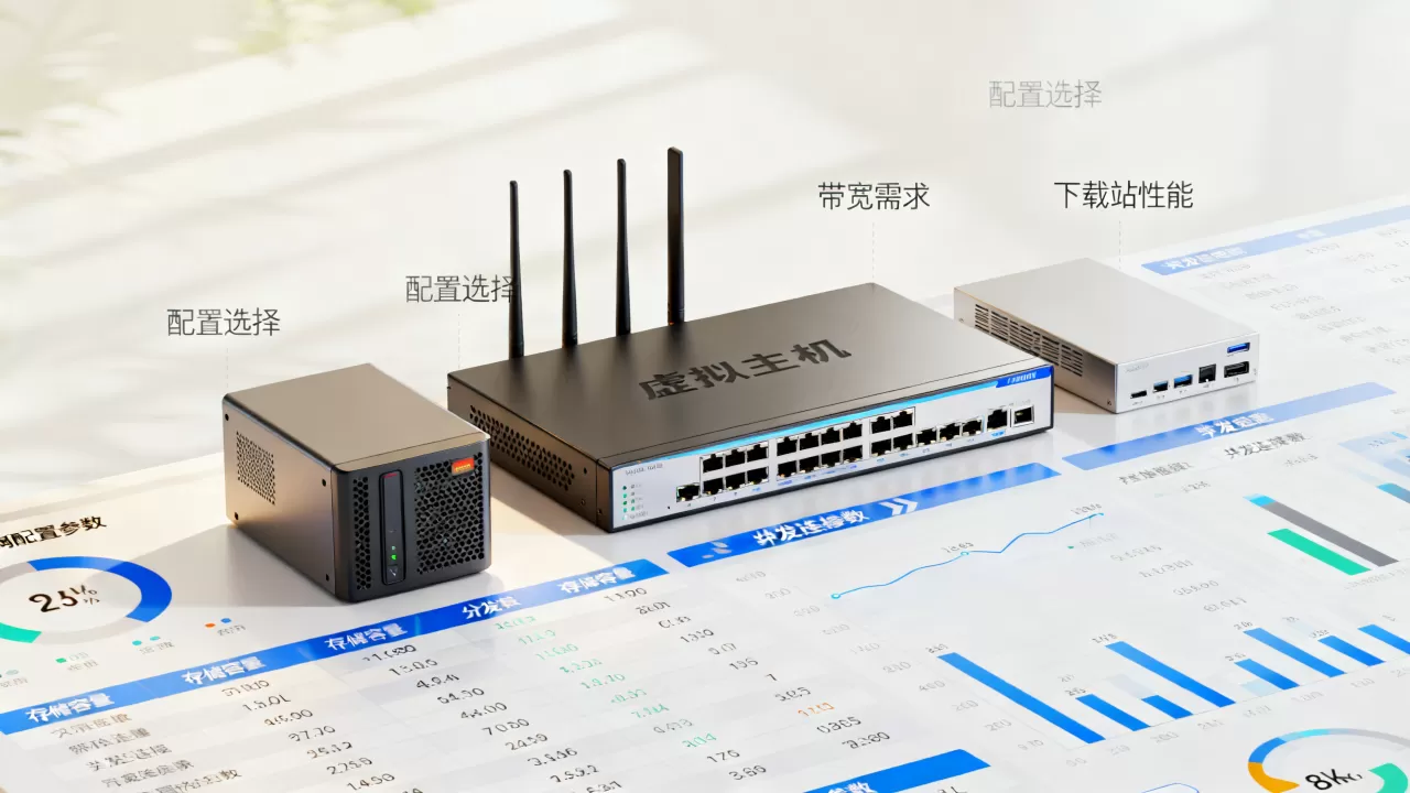 小型下载站用虚拟主机够用吗，怎么选配置和带宽