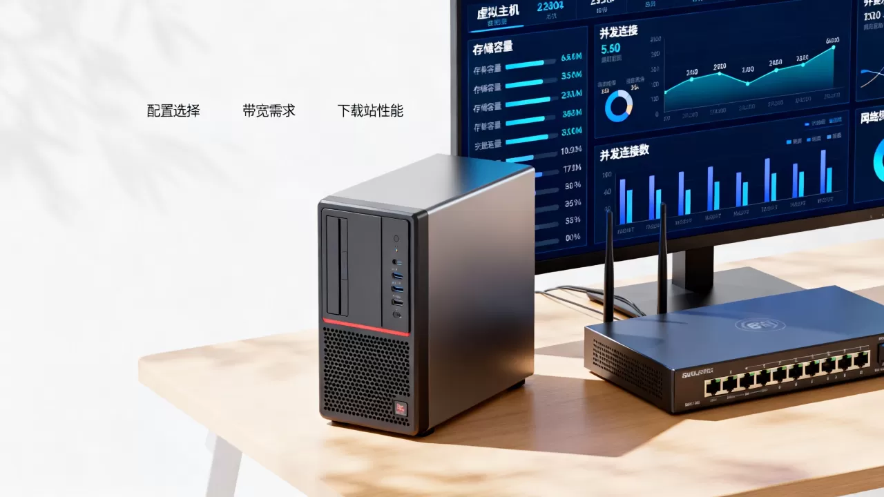 小型下载站用虚拟主机够用吗，怎么选配置和带宽