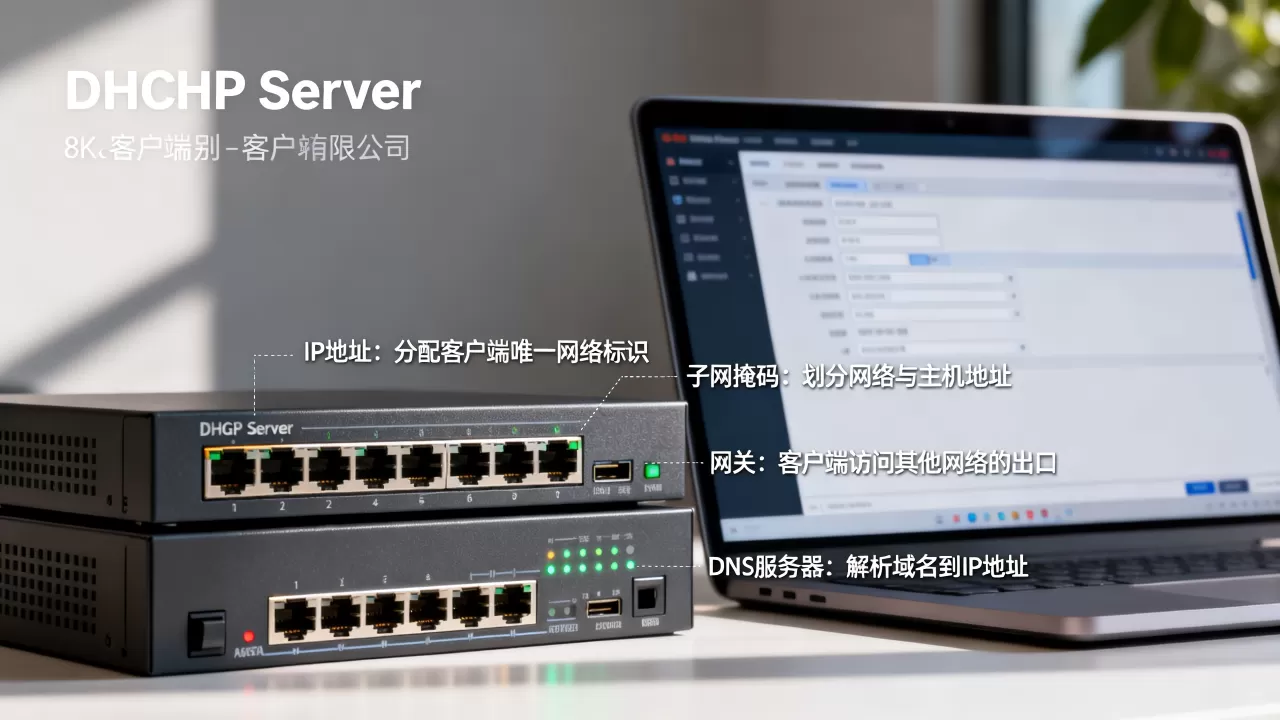 DHCP服务器能为客户端提供哪些参数，这些参数有什么作用