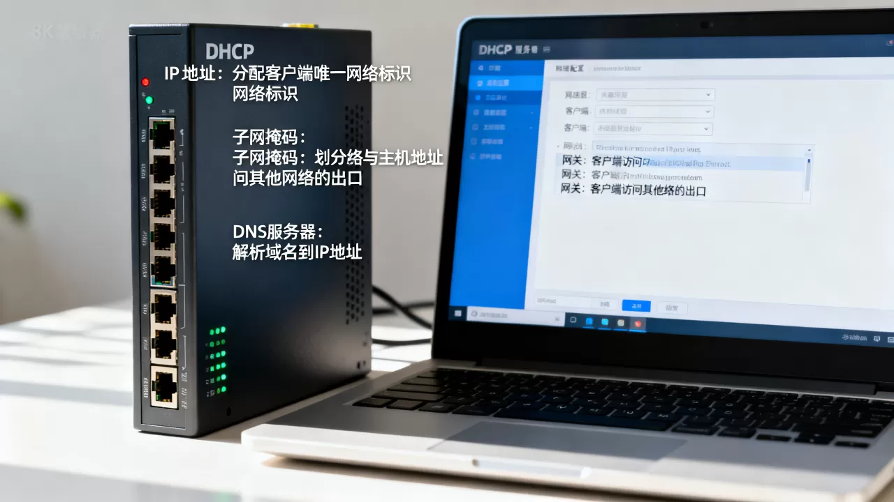 DHCP服务器能为客户端提供哪些参数，这些参数有什么作用
