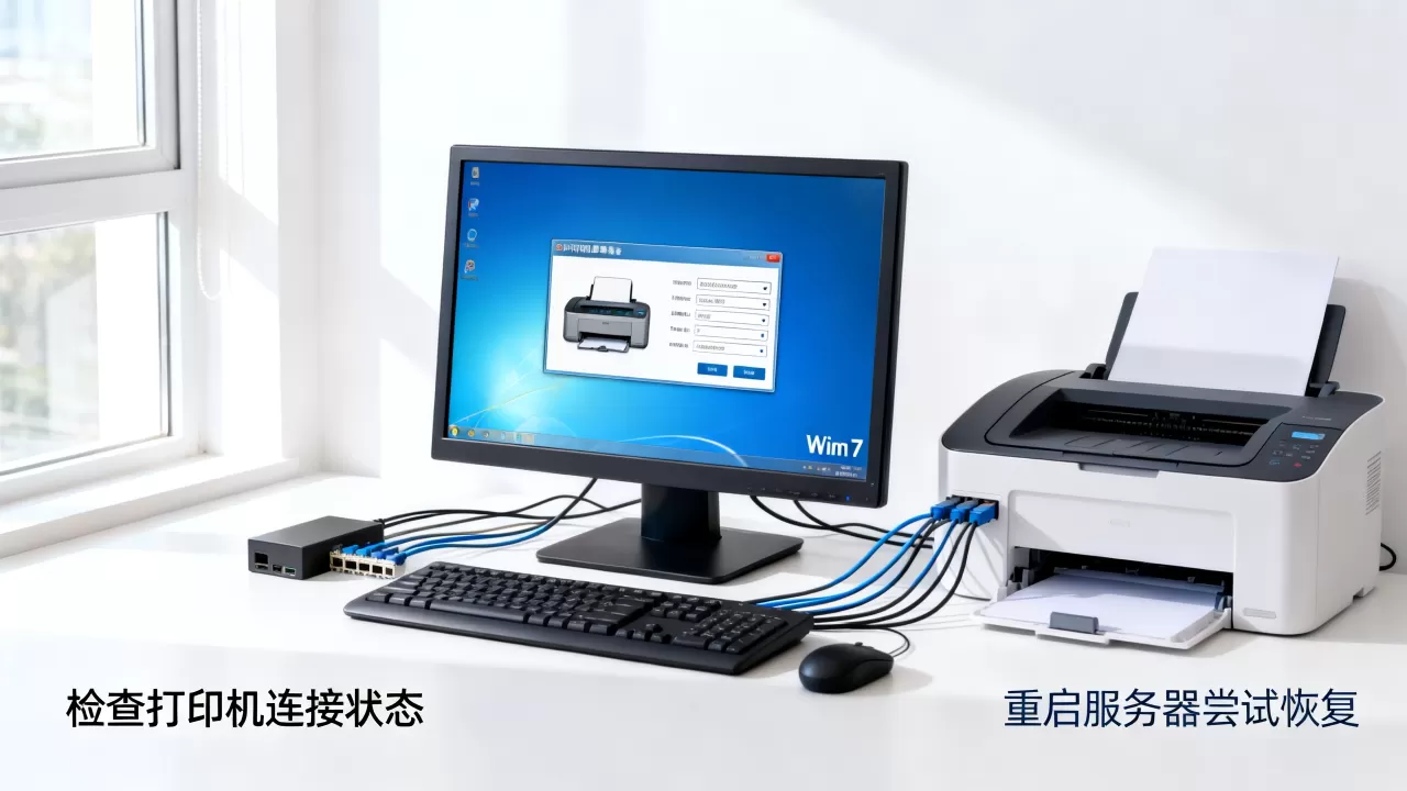 Win7打印机服务器不可用怎么办,是什么原因? Win7打印机服务器不可用怎么办,是什么原因?