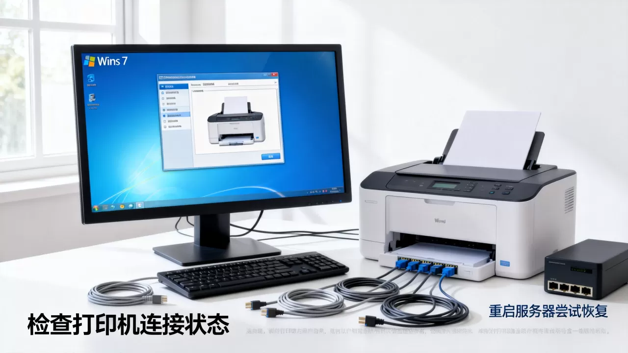 Win7打印机服务器不可用怎么办,是什么原因? Win7打印机服务器不可用怎么办,是什么原因?