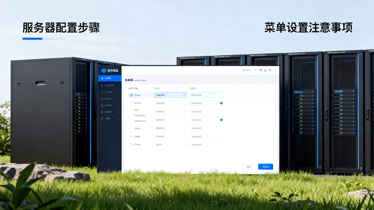 服务器配置和菜单如何设置?,有哪些注意事项? 服务器配置和菜单如何设置?,有哪些注意事项?