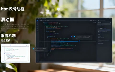html5图片滑动框与滑动窗口限流机制如何结合？，怎么做？