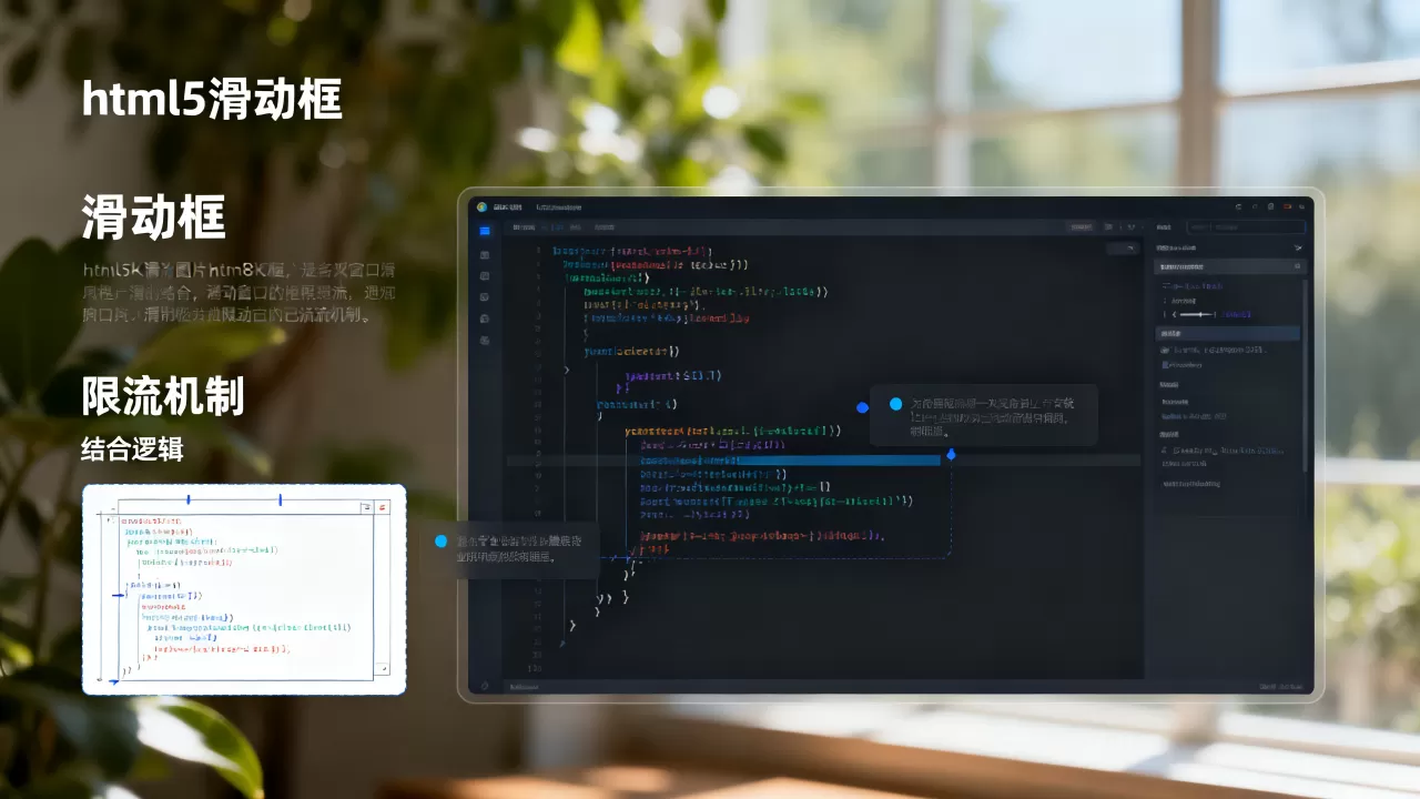 html5图片滑动框与滑动窗口限流机制如何结合？，怎么做？
