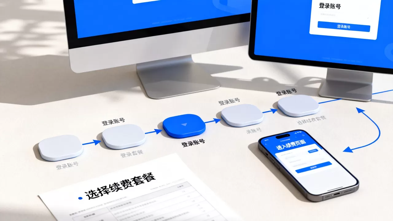 画流程图网站续费指引流程图怎么用?,续费流程是什么 画流程图网站续费指引流程图怎么用?,续费流程是什么
