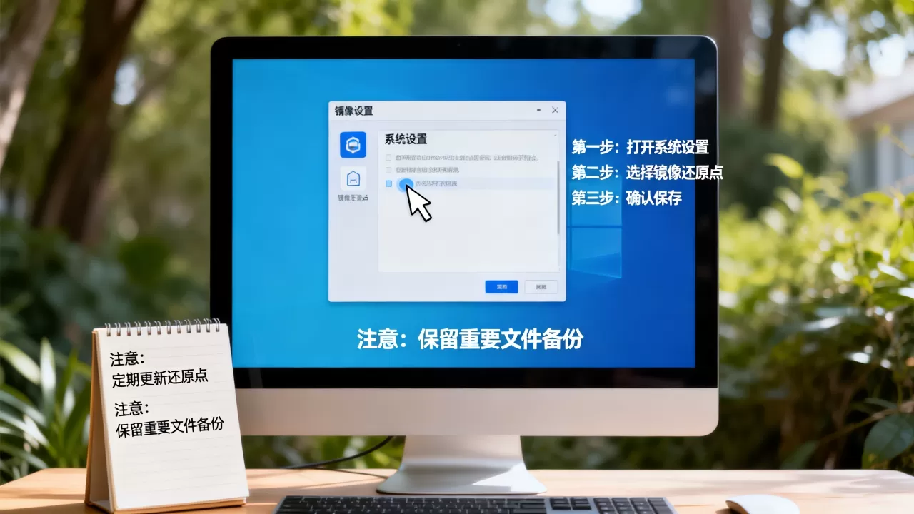 镜像还原点如何正确设置,操作步骤和注意事项有哪些? 镜像还原点如何正确设置,操作步骤和注意事项有哪些?