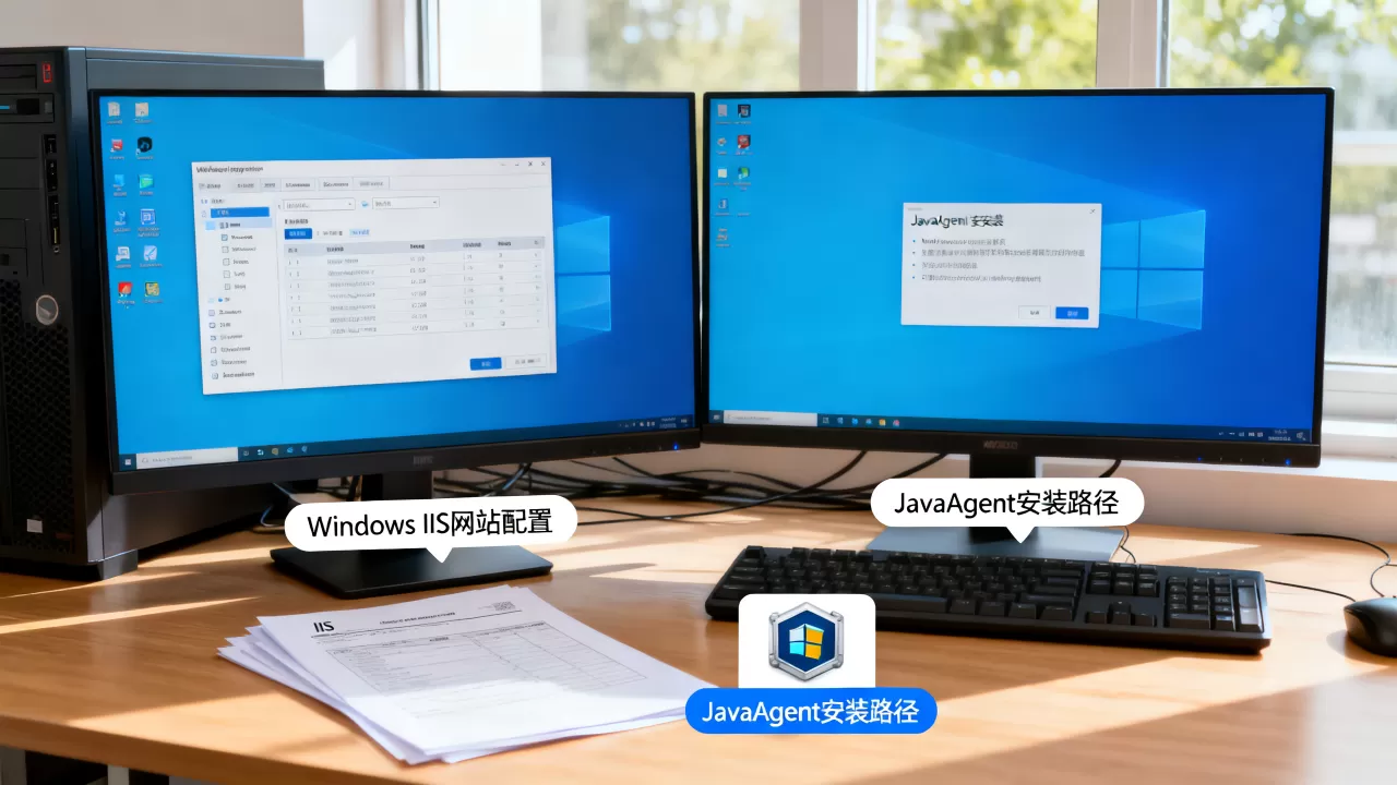 Windows IIS如何建立网站,怎么安装JavaAgent