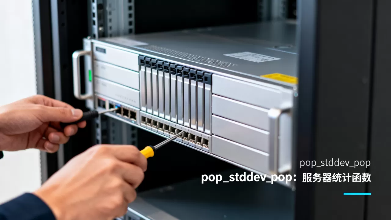 服务器pop_stddev_pop是什么意思?,怎么用? 服务器pop_stddev_pop是什么意思?,怎么用?