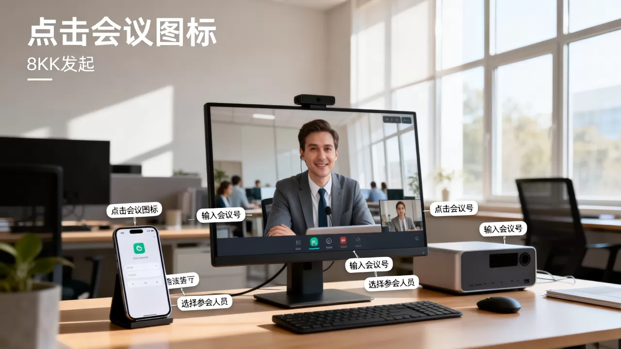 高清视频会议哪里发起最方便,具体操作步骤是什么? 高清视频会议哪里发起最方便,具体操作步骤是什么?