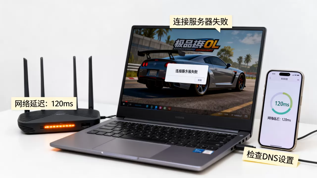 极品飞车OL与服务器连接不稳定如何解决，原因是什么？