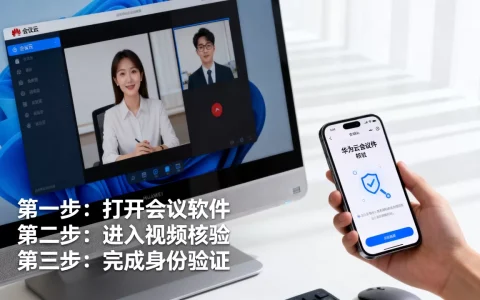 会议云视频与华为云会议视频核验指导的步骤有哪些，怎么操作？