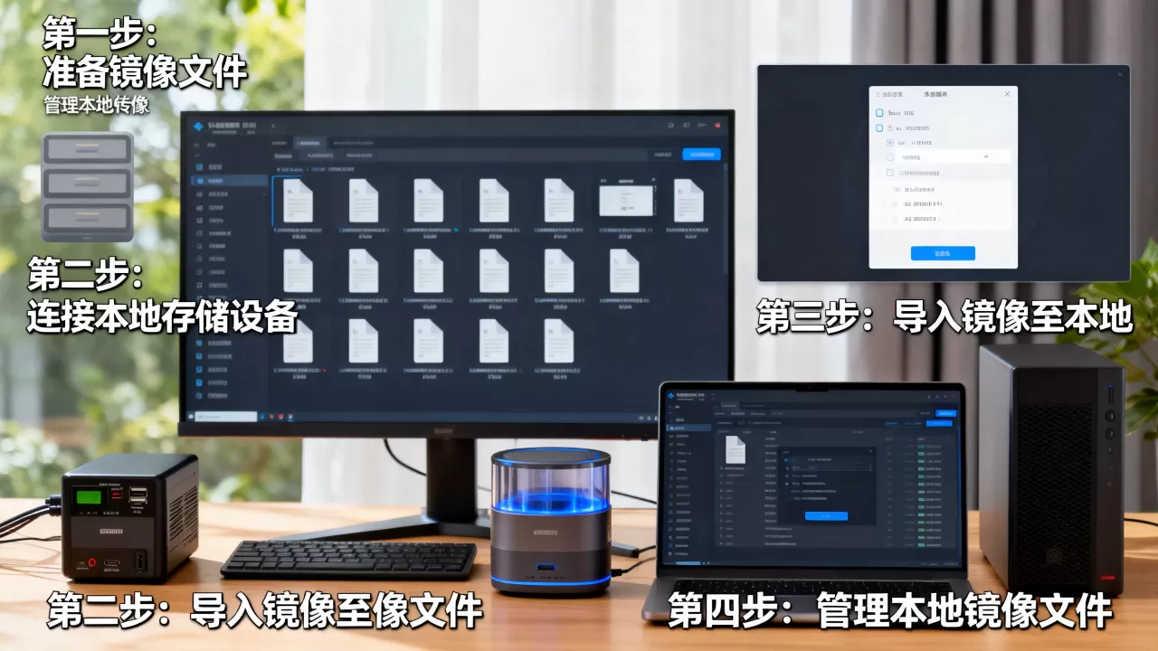 镜像导本地和管理本地镜像有哪些步骤，怎么做？