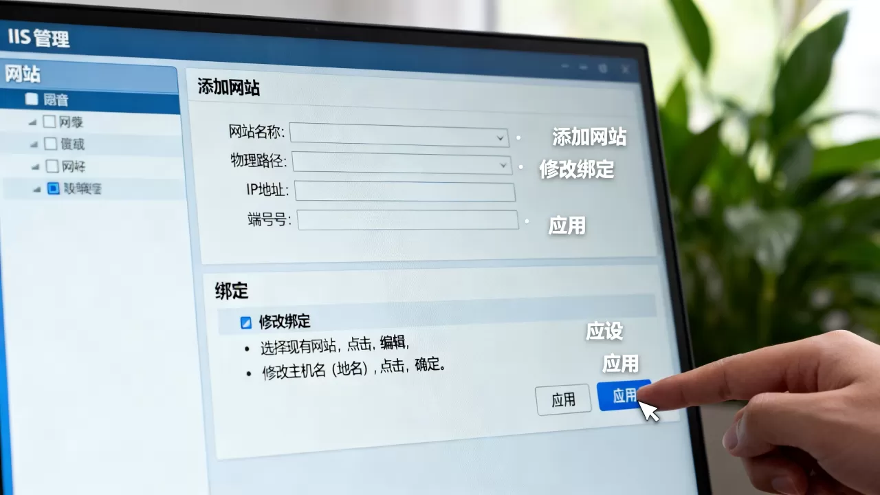 IIS怎么建多个网站并修改已绑定的域名?,怎么设置 IIS怎么建多个网站并修改已绑定的域名?,怎么设置