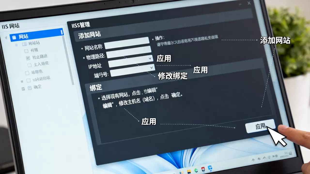 IIS怎么建多个网站并修改已绑定的域名?,怎么设置 IIS怎么建多个网站并修改已绑定的域名?,怎么设置