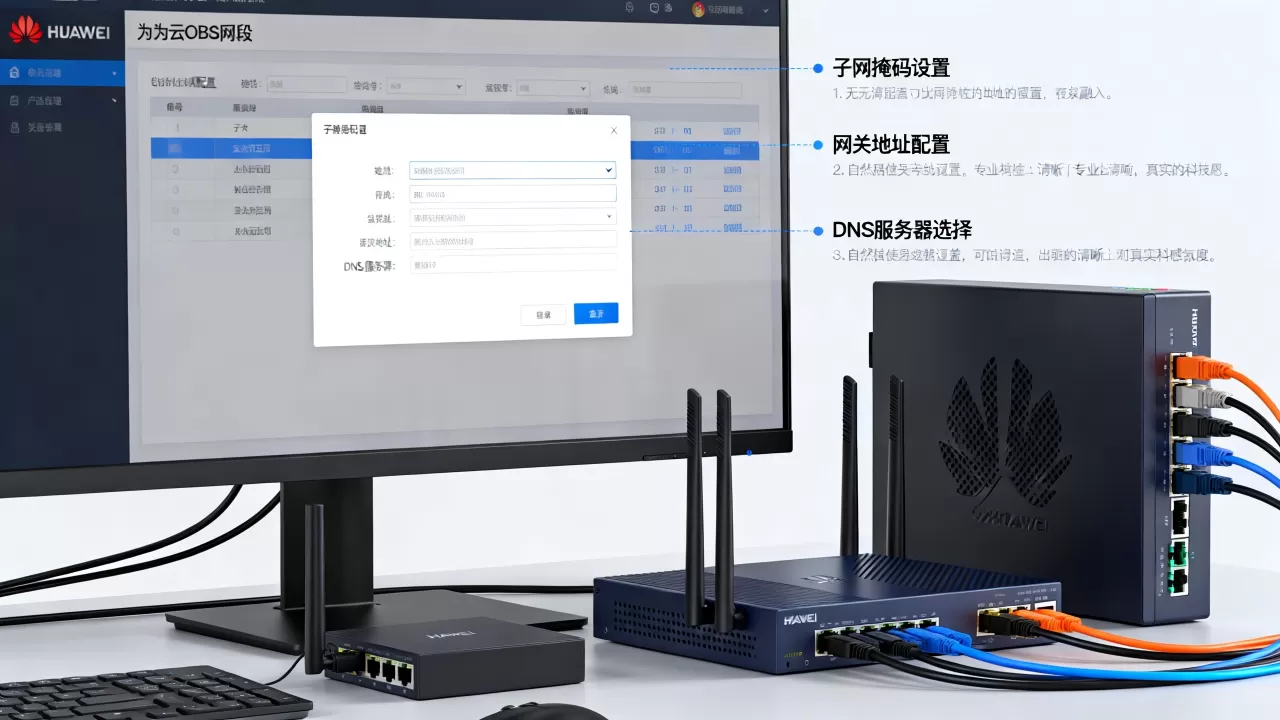 华为云OBS网段配置时需要注意什么，怎么设置？