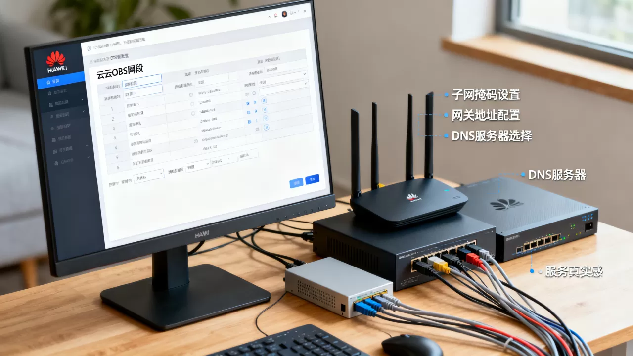 华为云OBS网段配置时需要注意什么，怎么设置？