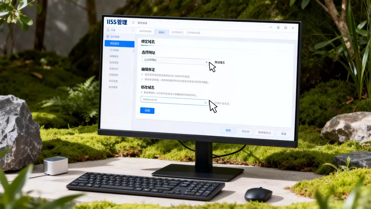 IIS编辑网站绑定域名怎么修改？, 如何操作