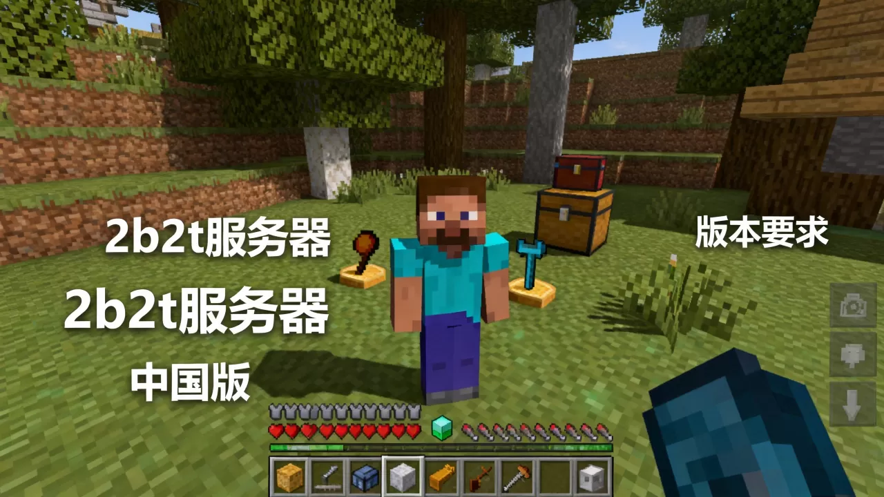 我的世界中国版如何玩转2b2t服务器?,需要什么版本才能玩? 我的世界中国版如何玩转2b2t服务器?,需要什么版本才能玩?