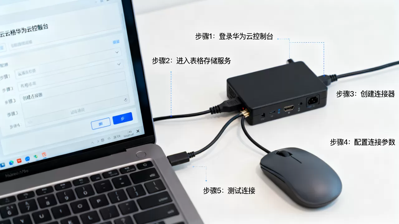 如何配置华为云表格存储服务连接器,步骤是什么? 如何配置华为云表格存储服务连接器,步骤是什么?
