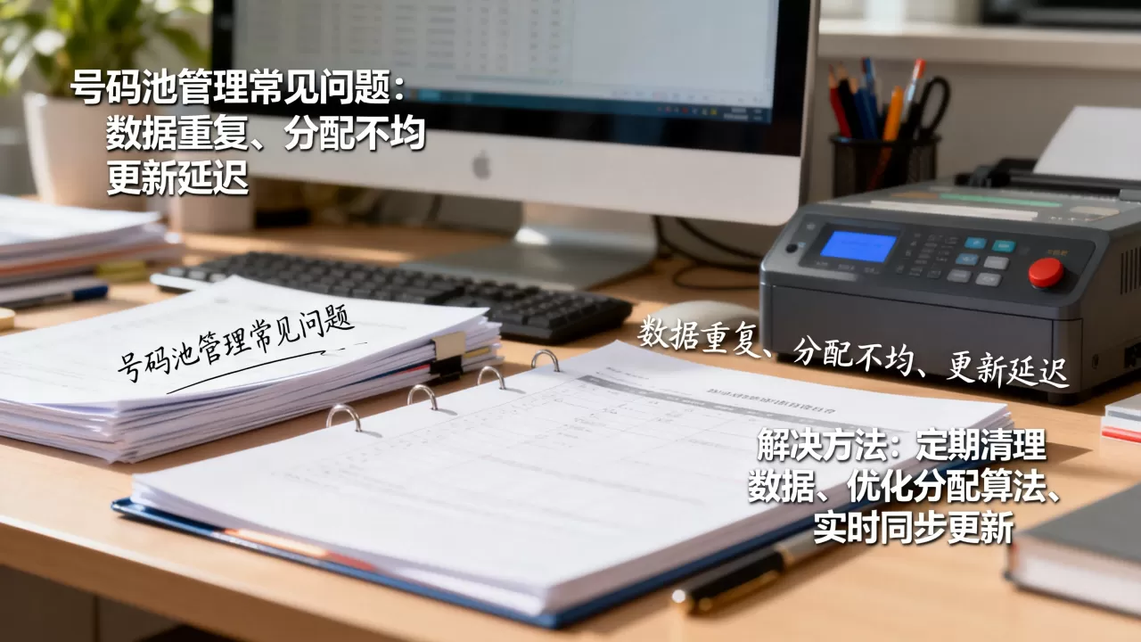 号码池管理号码的常见问题有哪些，怎么解决