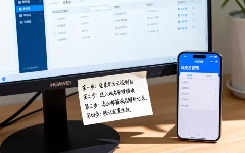 华为云邮箱域名配置怎么操作？，有哪些步骤？
