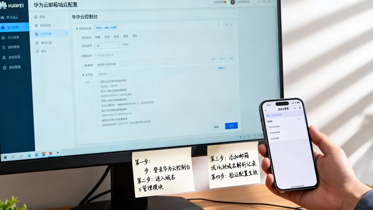 华为云邮箱域名配置怎么操作?,有哪些步骤? 华为云邮箱域名配置怎么操作?,有哪些步骤?