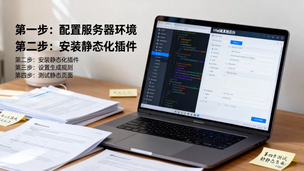 html网站系统如何启用html静态化，具体步骤是什么？