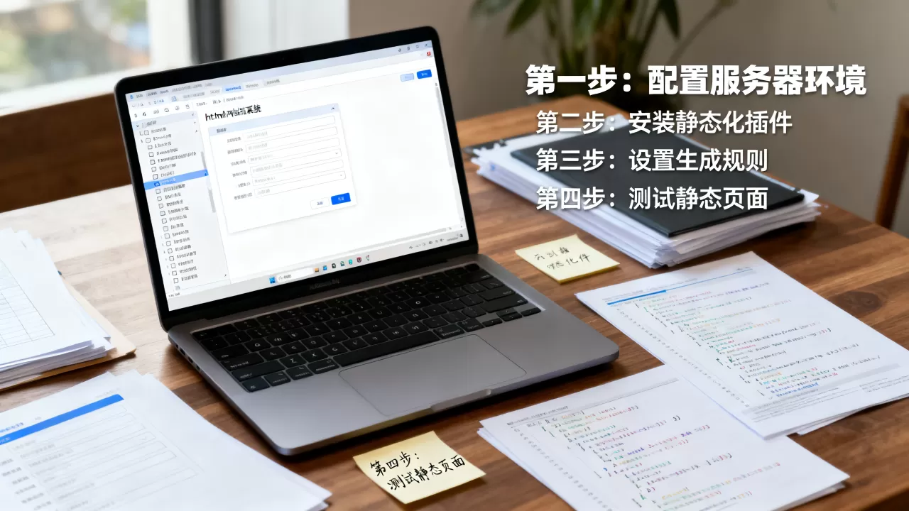 html网站系统如何启用html静态化，具体步骤是什么？