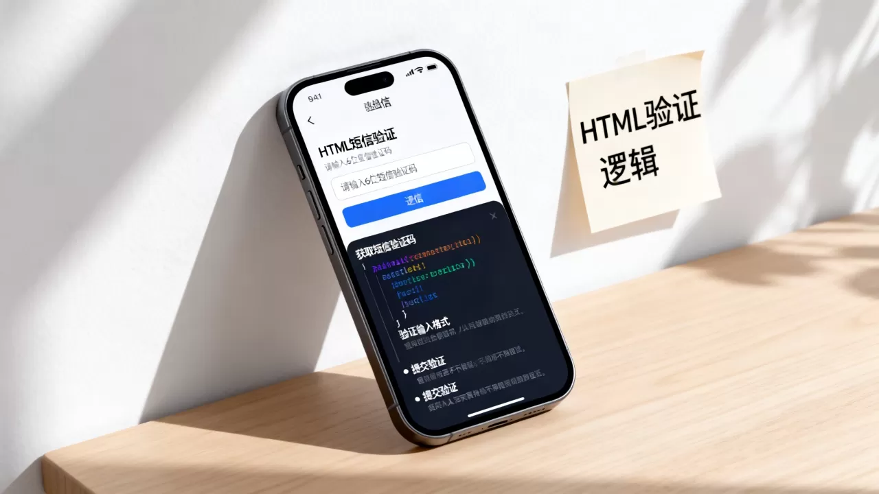 HTML短信验证输入如何实现，有哪些步骤