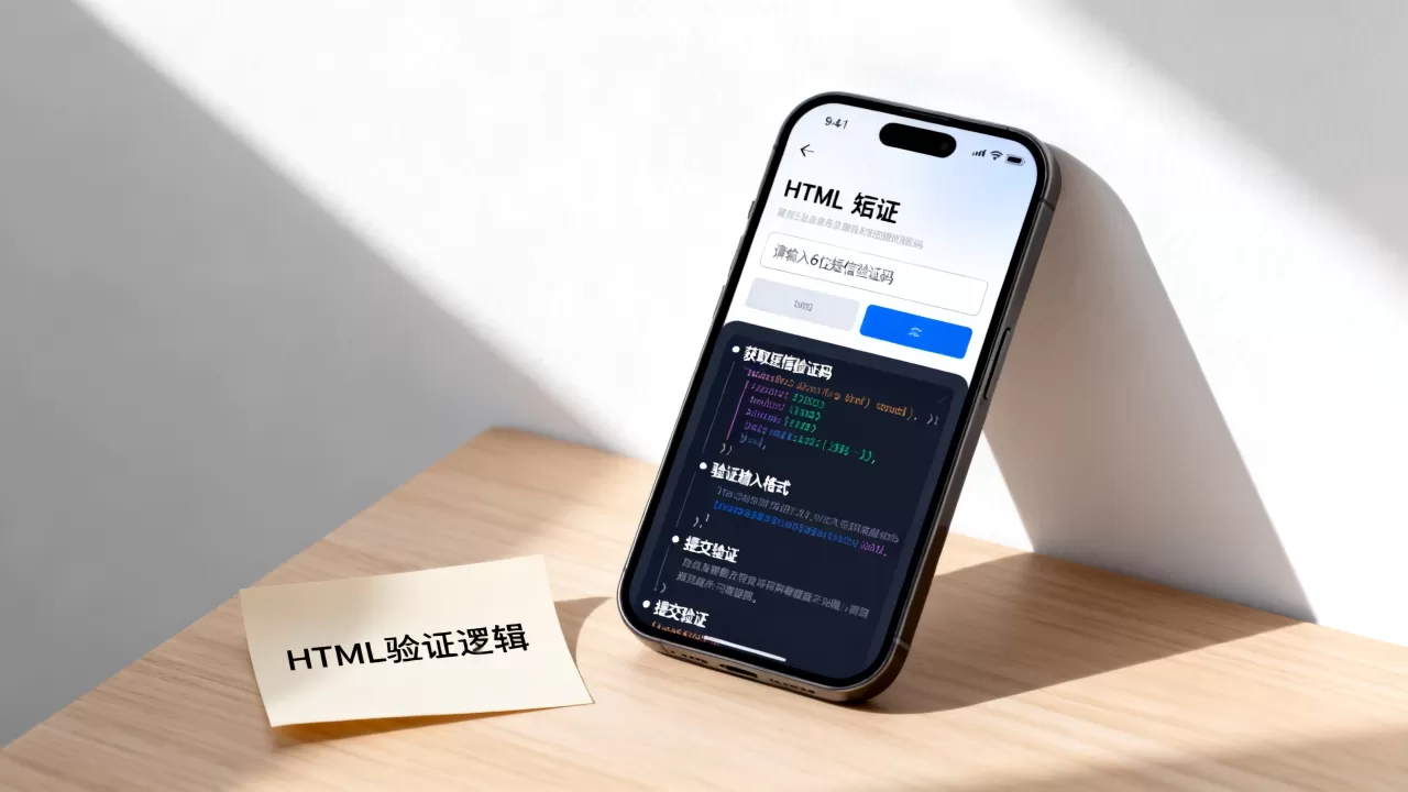 HTML短信验证输入如何实现，有哪些步骤