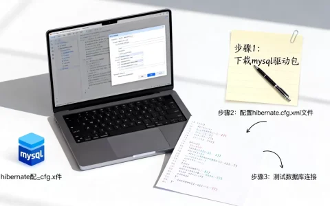 hibernate配置mysql数据库怎么做，有哪些步骤