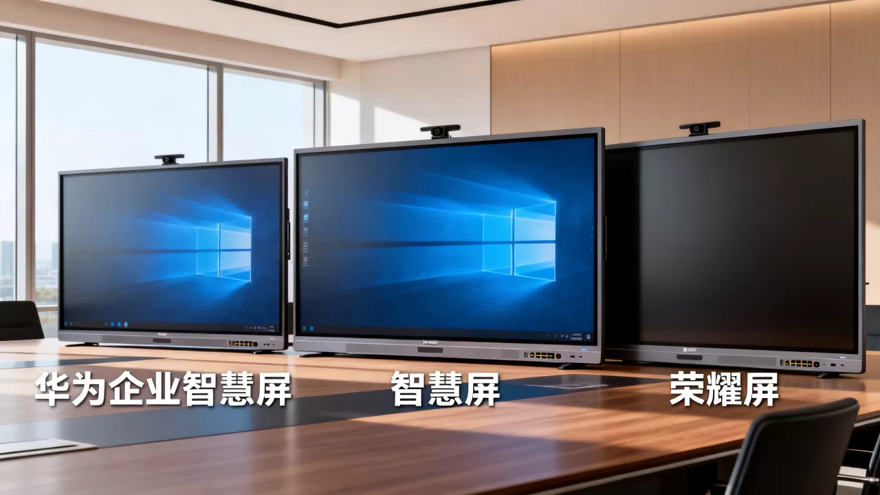 会议室大屏华为企业智慧屏与智慧屏、荣耀屏有何区别，哪个好？