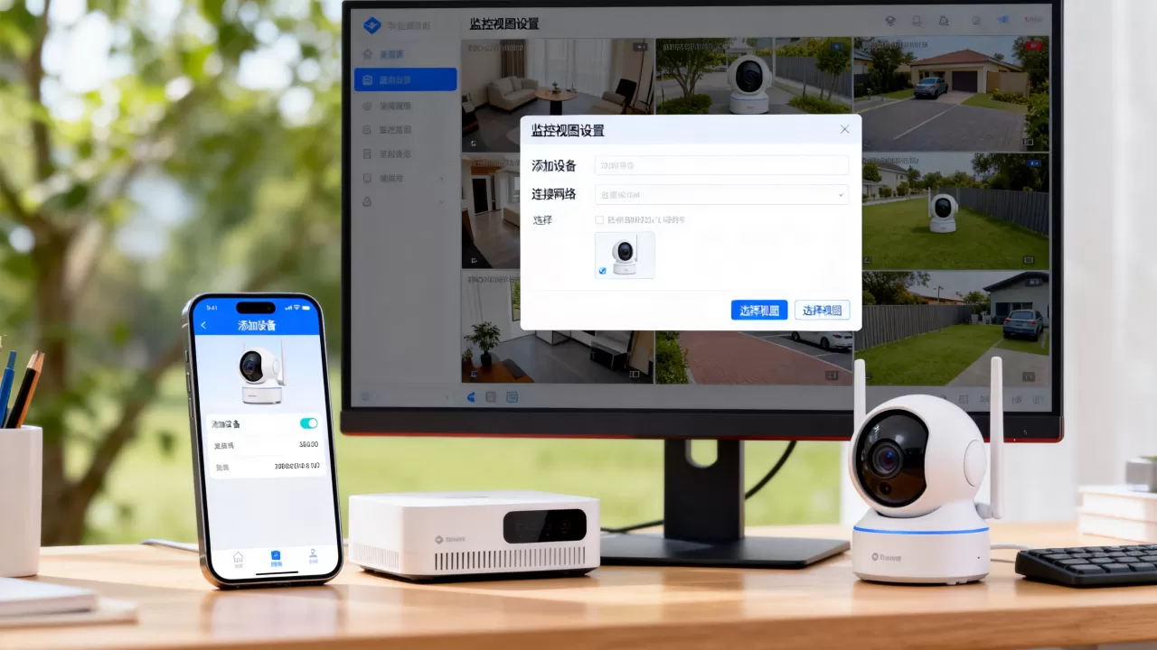 监控摄像头删掉了怎么添加？，监控视图怎么添加？