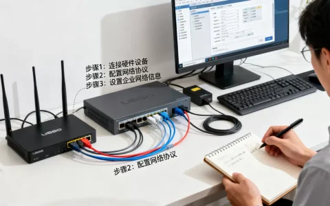 如何配置基本的网络协议和企业网络基本信息，有哪些步骤？
