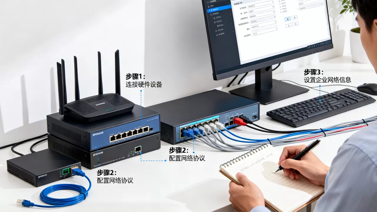 如何配置基本的网络协议和企业网络基本信息,有哪些步骤? 如何配置基本的网络协议和企业网络基本信息,有哪些步骤?