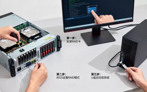 服务器如何配置RAID和装系统，具体步骤是什么？
