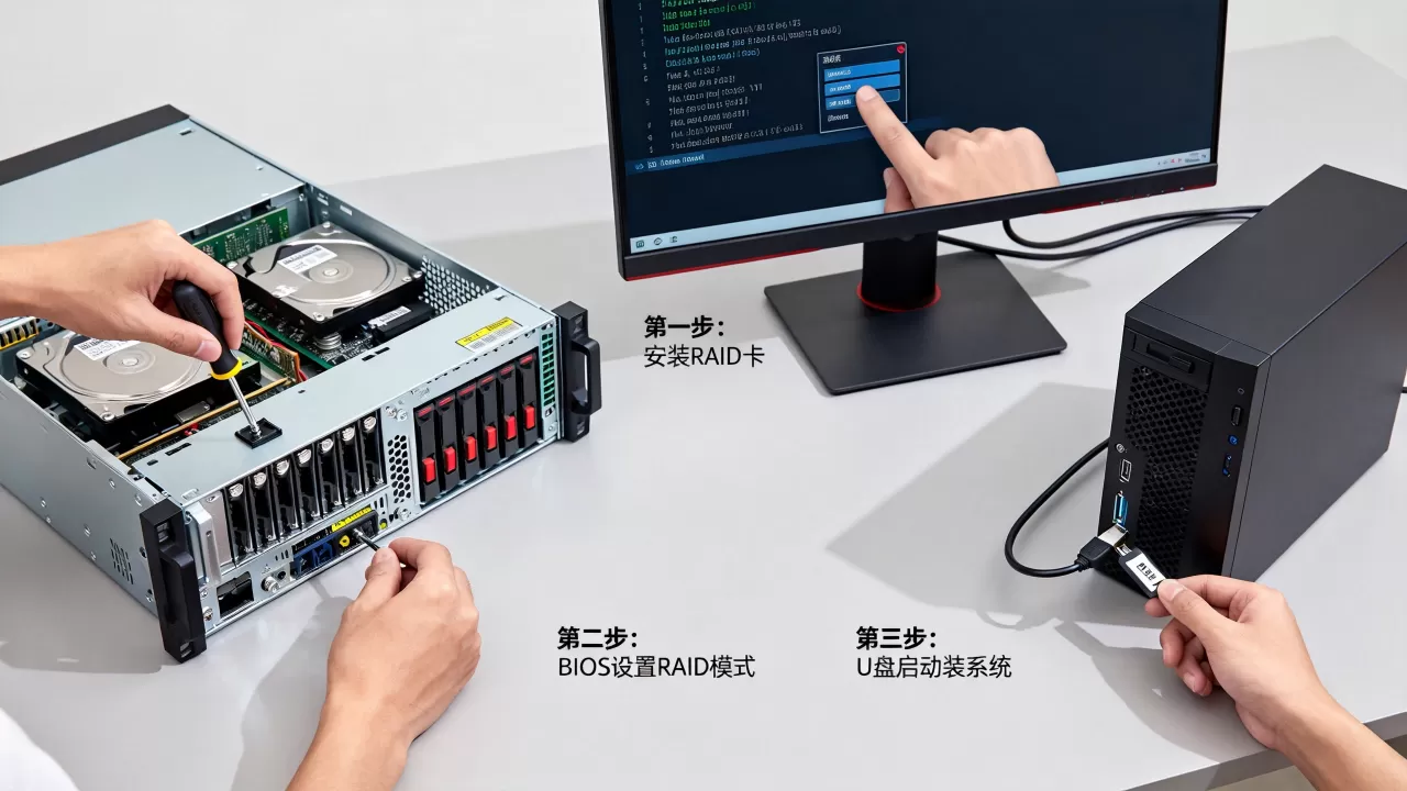 服务器如何配置RAID和装系统,具体步骤是什么? 服务器如何配置RAID和装系统,具体步骤是什么?