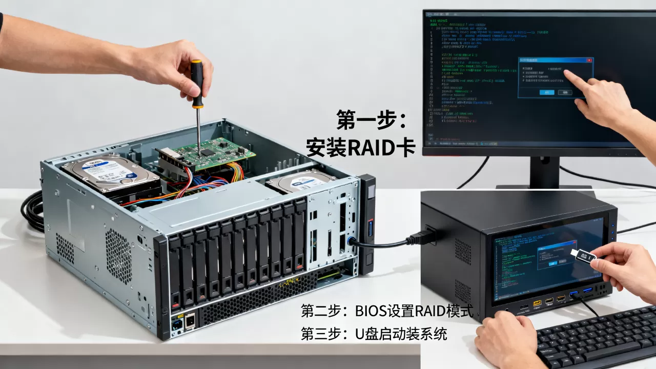 服务器如何配置RAID和装系统,具体步骤是什么? 服务器如何配置RAID和装系统,具体步骤是什么?