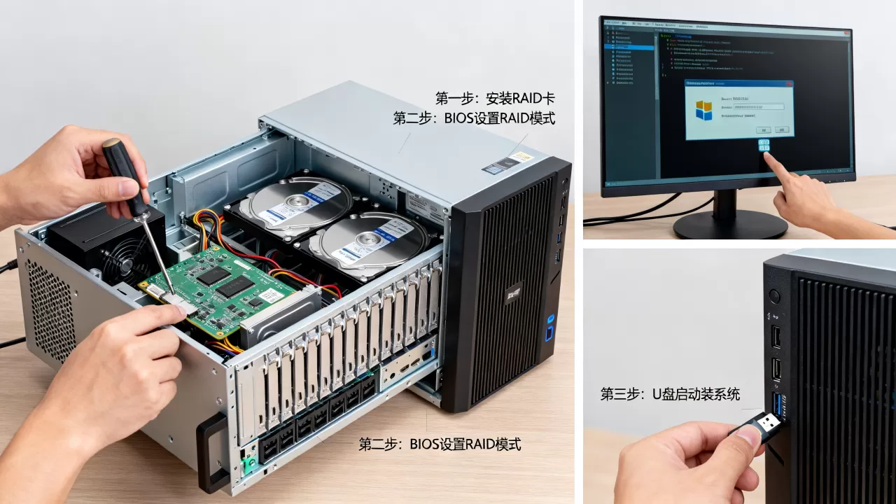 服务器如何配置RAID和装系统,具体步骤是什么? 服务器如何配置RAID和装系统,具体步骤是什么?