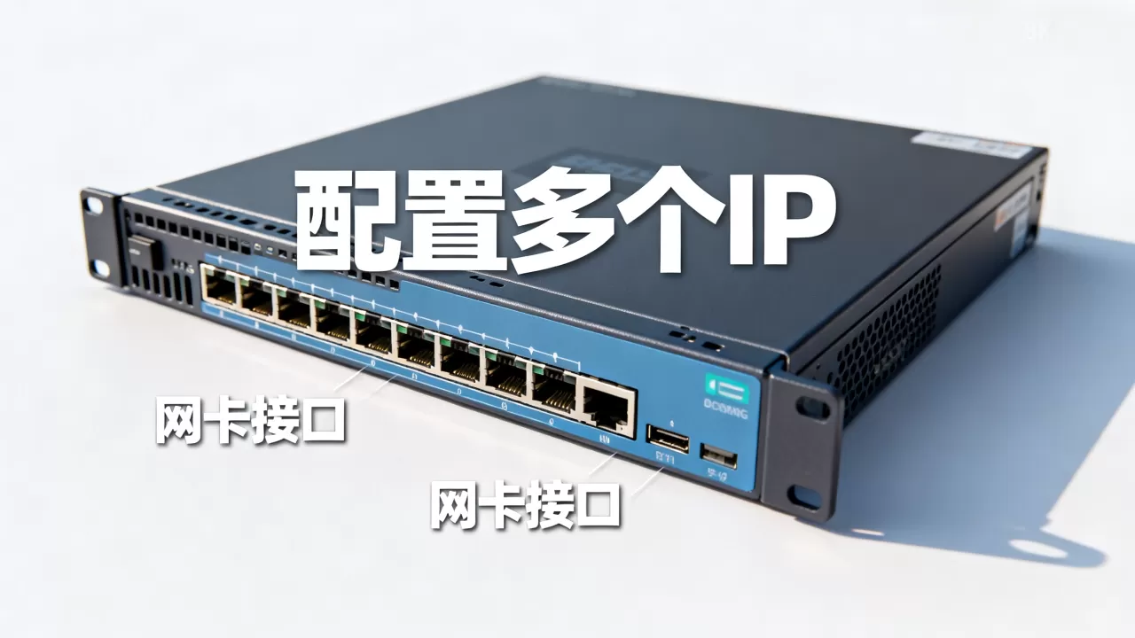 服务器一个网卡能配置多个IP吗，怎么配置？