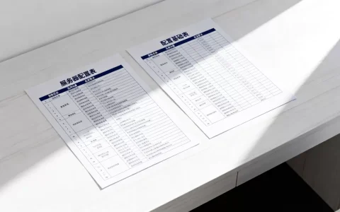服务器配置表和配置基础表有什么区别，怎么设置？