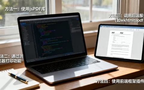 html输入导出pdf有哪四种方式？，有哪些方法