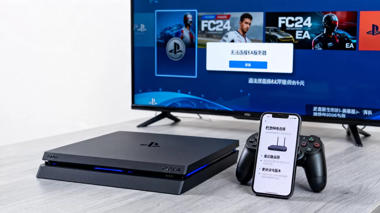 为什么PS4 FC24无法连接EA服务器,怎么解决 为什么PS4 FC24无法连接EA服务器,怎么解决
