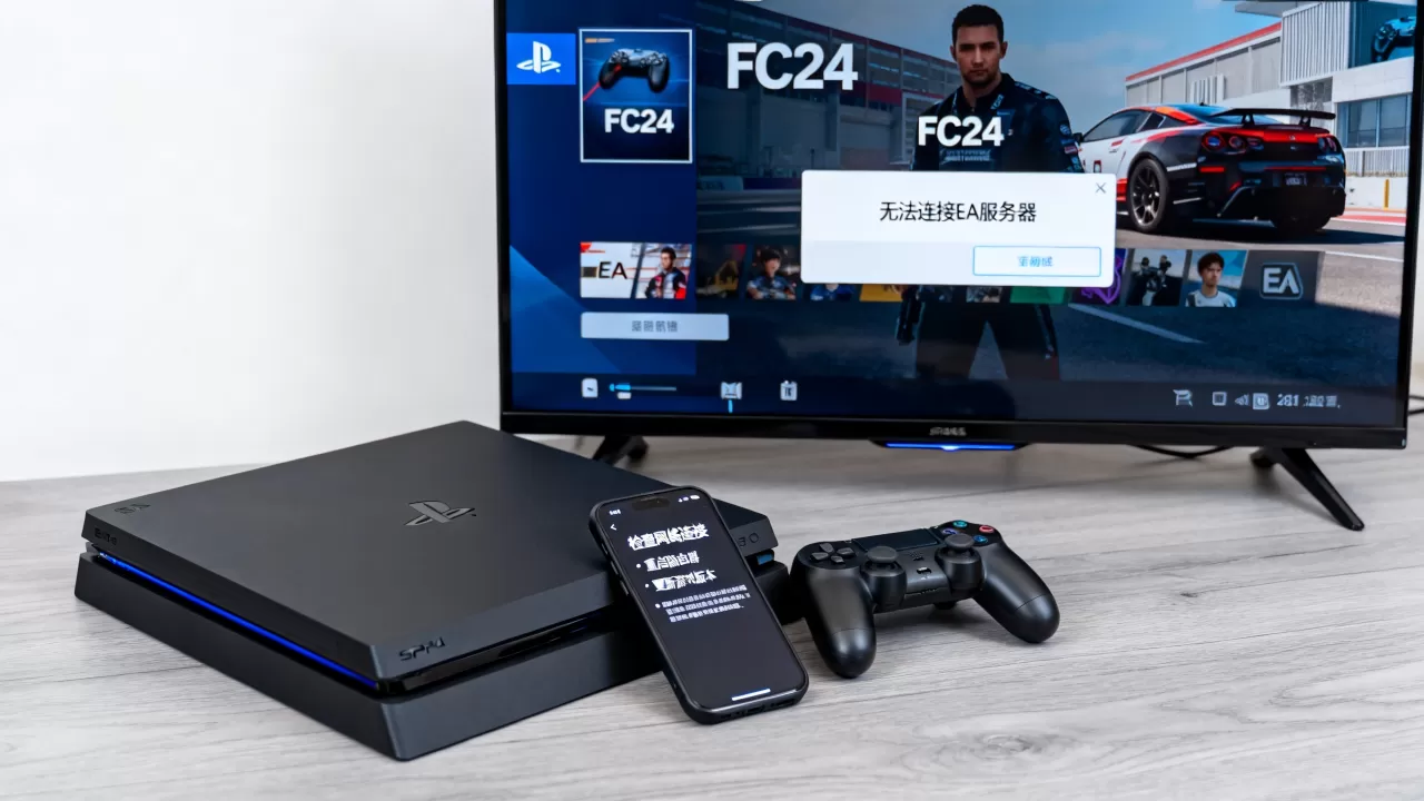 为什么PS4 FC24无法连接EA服务器,怎么解决 为什么PS4 FC24无法连接EA服务器,怎么解决