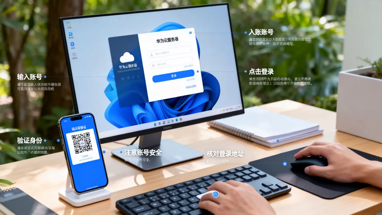华为云云服务器登录的具体步骤是什么，登录华为云注意事项有哪些？